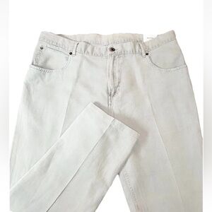 Billy Reid Moleskin Jeans  Msl-ala Rn 113 814 Men’s 38x27 Tan Cotton Linen Blend